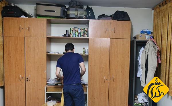 مدل مناسب کمد جادار برای خوابگاه