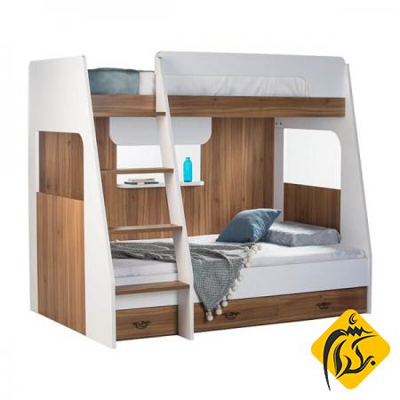 بازار خرید تخت خواب دو طبقه چوبی نوجوان